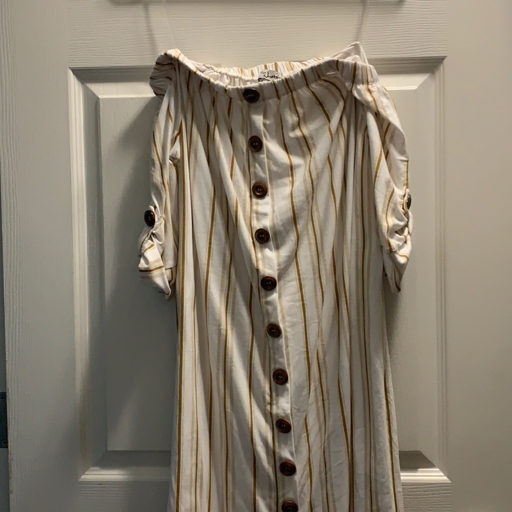 Off the shoulder dress